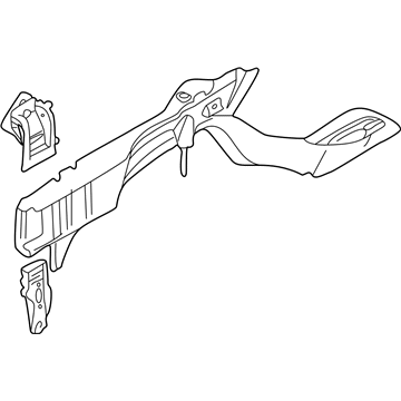 Kia 0K2CA53300D Frame-Front Side, RH