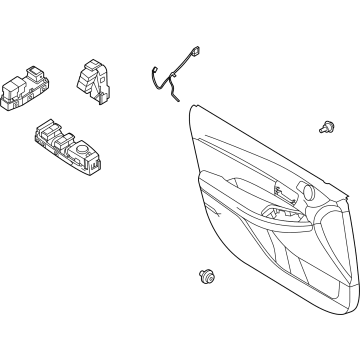 Kia 82308L3180DM7 Panel Assembly-Front Doo