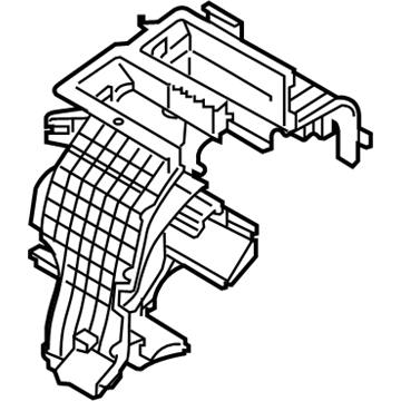 Kia 971343T000 Case-Heater & EVAPORATOR