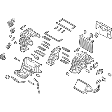 Kia 972053T110 Heater & EVAPORATOR