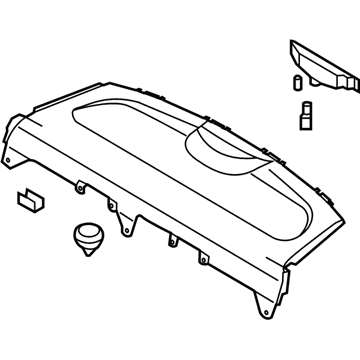 Kia 856101M8008O Trim Assembly-Package Tray