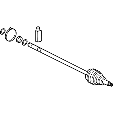 Kia 495804R200 Joint & Shaft Kit-Front