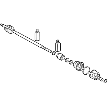 Kia Optima Hybrid Axle Shaft - 495014R250