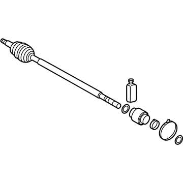 2011 Kia Optima Hybrid Axle Shaft - 495804R250