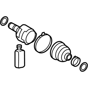 Kia 495823S300 Joint Kit-Front Axle Differential