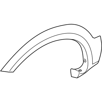 Kia 877112J010 Garnish Assembly-Fender LH