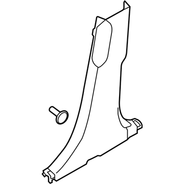 Kia 858352K000WK Trim Assembly-Center Pillar