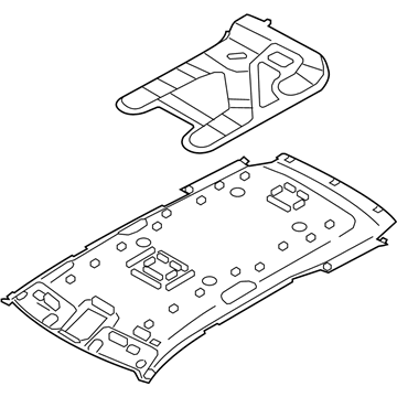 Kia 853012J080H9 Headlining Assembly