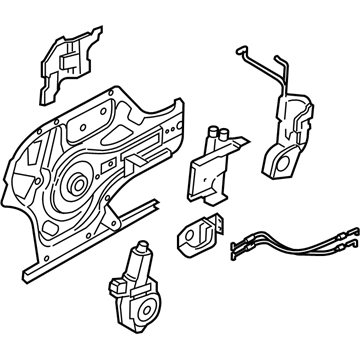 Kia 824703F020 Module Assembly-Front Door,LH