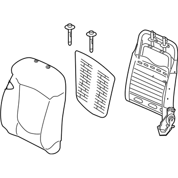 Kia 884001M910AF7 Back Assembly-Front Seat Pa