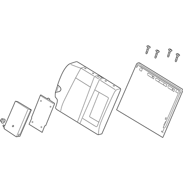 Kia 894001MAG0DAY Back Assembly-Rear Seat RH