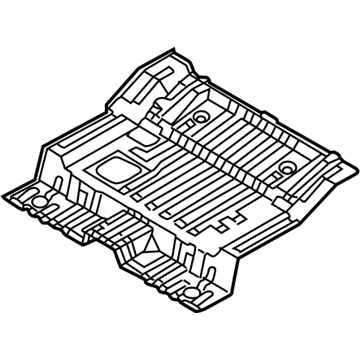 Kia 655023E100 Panel-INTERMEDIATED Floor