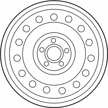 Kia 52919P2100 Wheel Assembly-Temporary