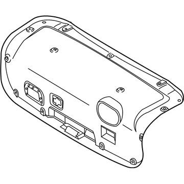 Kia 817523C000 Trim Trunk Lid