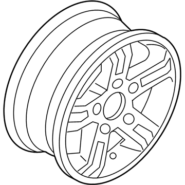 Kia 529103E560 Wheel Assembly-Aluminum