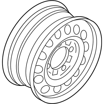 Kia 529103E170 Wheel-Assembly,Steel