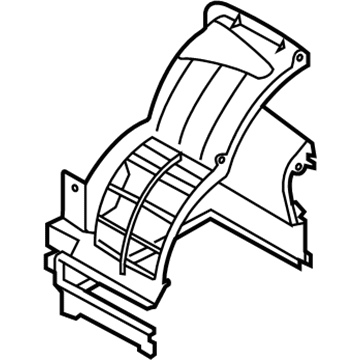 Kia 971231M000 Case-Heater Blower Lower