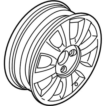 Kia 529103C660 Wheel Assembly-Aluminum