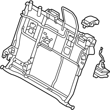 Kia 89310Q5000 Frame Assembly-Rr Seat B