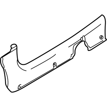 Kia 0K30A68720FBT Trim Assembly-Front SCUFF