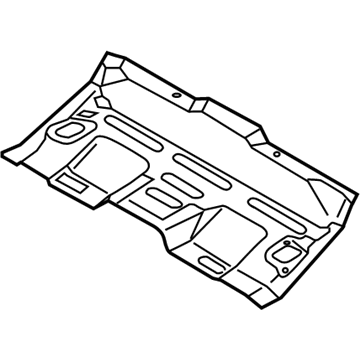 Kia 65611G5000 Member Assembly-Rear Floor Front C