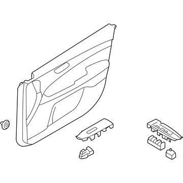 Kia 82307M7030B2K Panel Assembly-Front Doo