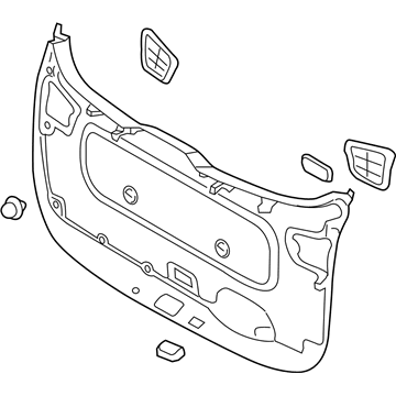 Kia 81750A9100DAA Panel Assembly-Tail Gate