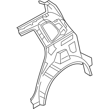 Kia 716021F010 Panel Assembly-Quarter Inner