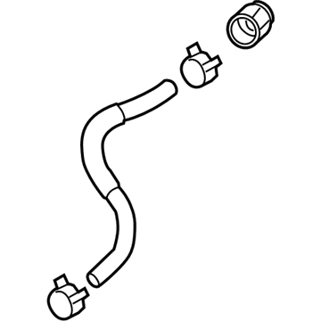 Kia 254154R000 Hose Assembly-Radiator Lower