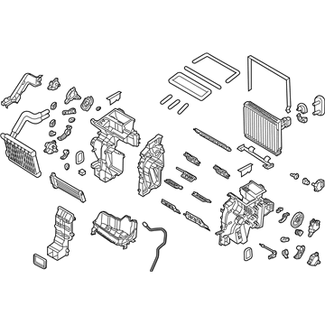 Kia 97205A8030 Heater & EVAPORATOR