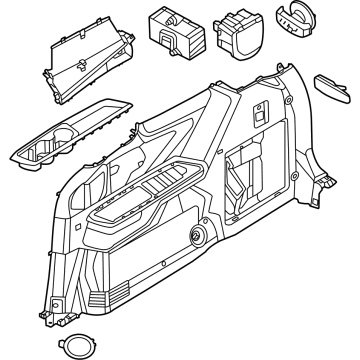 Kia 85730R0070BM1 Trim Assembly-Luggage Si