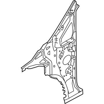 Kia 71210A9000 Pillar Assembly-Front Inner