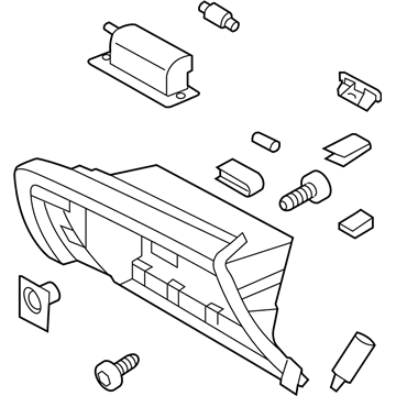 Kia 845404C200UP Panel Assembly-Lower Crash Pad