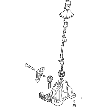 Kia 43700K0100WK Lever Assembly-MTM