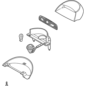 Kia 9275038001GJ Lamp Assembly-High Mounted