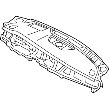 Kia 84710F6000WK Crash Pad Assembly-Main