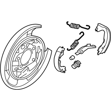 2016 Kia Cadenza Parking Brake Shoe - 582503S400