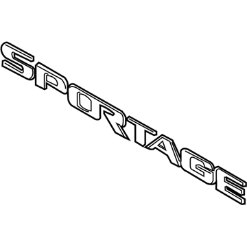 Kia 863101F000 Sportage-Emblem