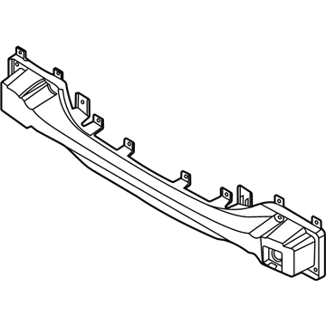 Kia 86631K0000 Beam-Rr Bumper