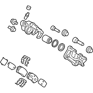 Kia Optima Brake Caliper Bracket - 58210D5300