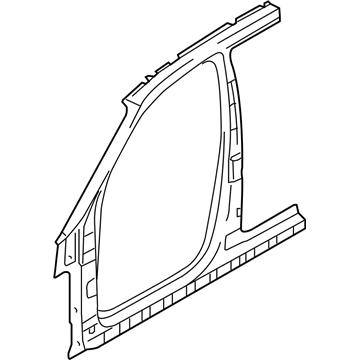 Kia 712201F010 Pillar Assembly-Front Inner R