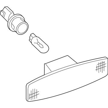 Kia 0K2S1515E0 Lamp-FSMARKER,RH