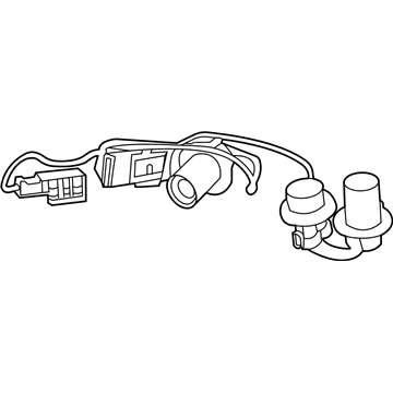 Kia 92492K0000 Rear Holder & Wiring