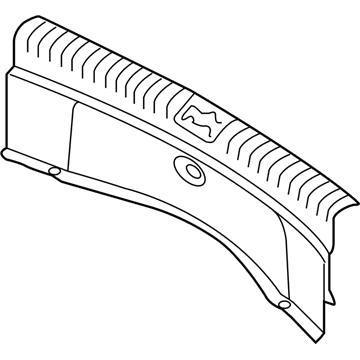 Kia 85770B2000EQ Trim Assembly-Rear Transverse