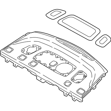 Kia 85610F6130WK Trim Assembly-Package Tray