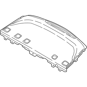 Kia 85610F6120WK Trim Assembly-Package Tray