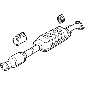 Kia 28600A8160 Center Muffler Complete