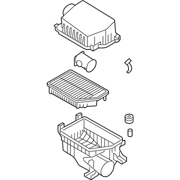 2015 Kia Forte Air Filter Box - 28110A5350