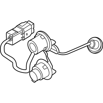 Kia 92485Q5010 Rear Holder & Wiring