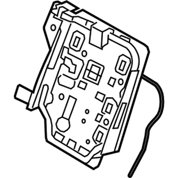 Kia 894101U050 Frame Assembly-Rear Seat Back